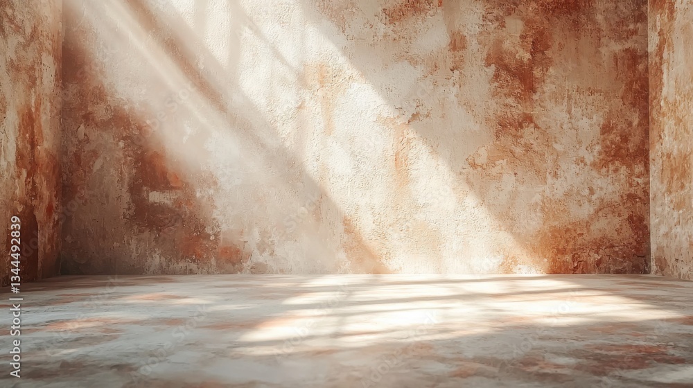 Poster a sunlit room illuminated by natural light streaming through a window creating a warm and inviting a