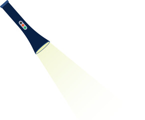 Illustration of a Flashlight, Modern Torch