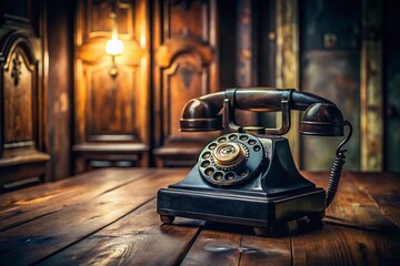 Vintage Black Cell Phone, Retro Mobile Phone, Old Mobile Device, Antique Communication Gadget,  Nostalgia Technology