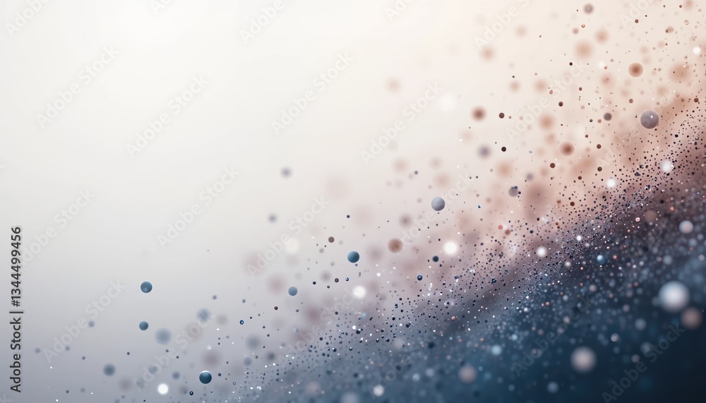 Poster dynamic particles creating abstract patterns in a digital environment photography soft focus concept