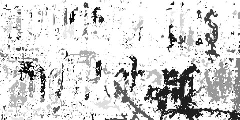 Distressed black texture. stock illustration, Dark grainy texture on white background. Dust overlay textured. Grain noise particles. Rusted white effect. Grunge design elements.