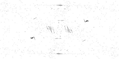 Distressed black texture. stock illustration, Dark grainy texture on white background. Dust overlay textured. Grain noise particles. Rusted white effect. Grunge design elements.