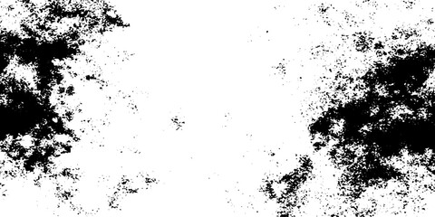 Distressed black texture. stock illustration, Dark grainy texture on white background. Dust overlay textured. Grain noise particles. Rusted white effect. Grunge design elements.