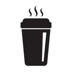 Paper cup icon. Drink icon.