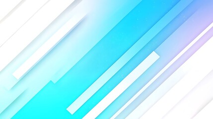 Fototapeta premium Diagonal white shapes over blue gradient background for abstract presentations
