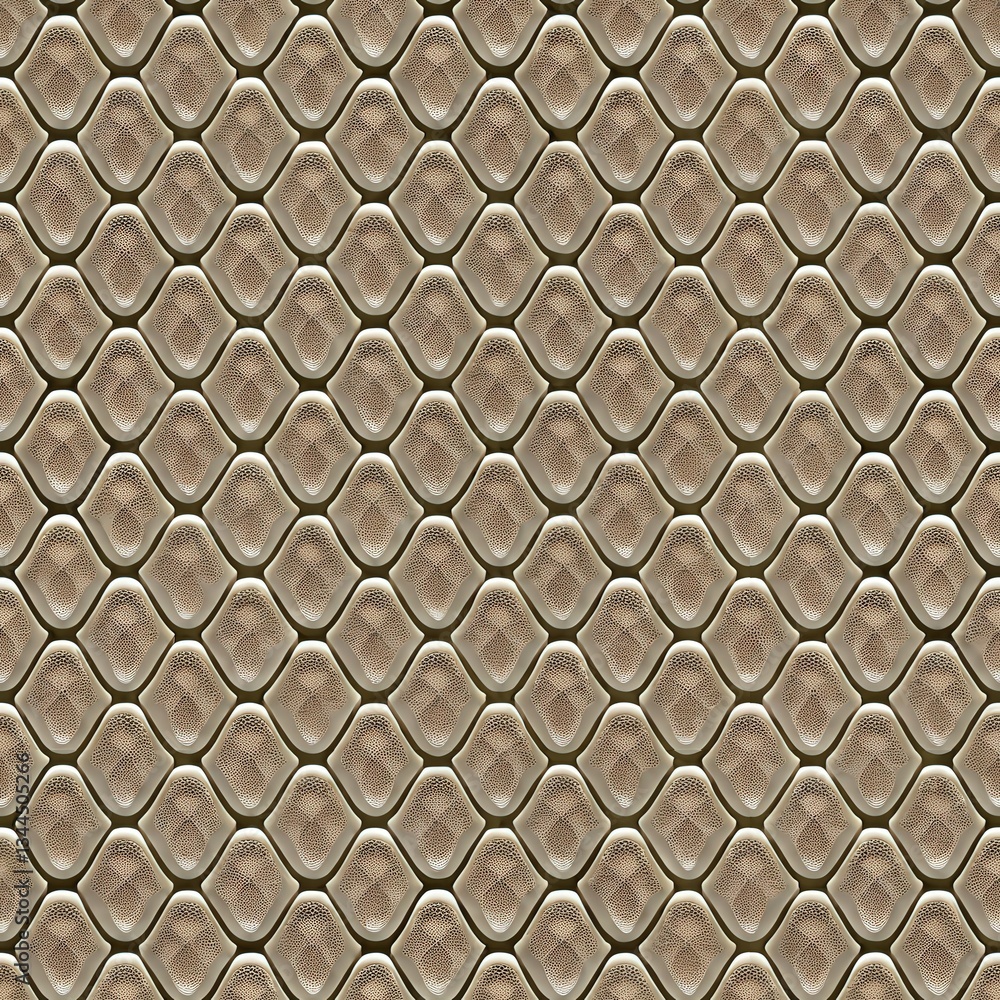 Poster snake skin seamless patterns, ultra-realistic diamondback rattlesnake skin pattern in high resolutio