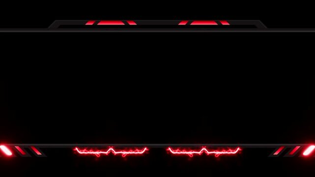 Red and Black Gaming Overlay