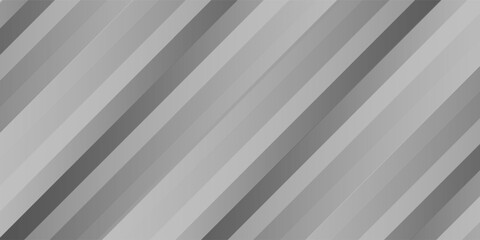 Obraz premium Abstract diagonal grey an black gradient lines background. Abstract silver stripes wallpaper. Abstract gray design modern simple