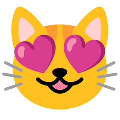 Cat with Heart Eyes
