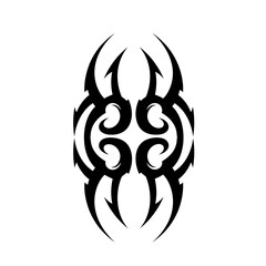 Bold Tribal Tattoo Designs Striking Black & White Vector Art
