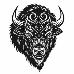 Fototapeta premium Bold Tribal Tattoo Designs Striking Black & White Vector Art