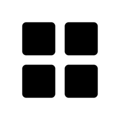 menu bar vector icon isolated on transparent background