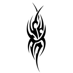 Bold Tribal Tattoo Designs Striking Black & White Vector Art