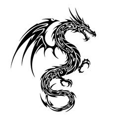 Bold Tribal Tattoo Designs Striking Black & White Vector Art