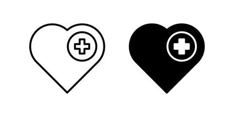 Healthcare icon set. for mobile concept and web design on white background