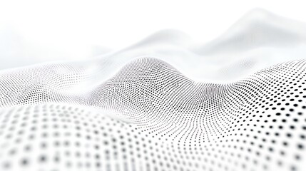 Abstract dotted waves pattern background for presentation, banner, wallpaper