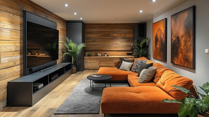 Basement finishing tips for converting your unused space into a cozy living area, guest room, or home office, maximizing your home's square footage with creative design ideas.