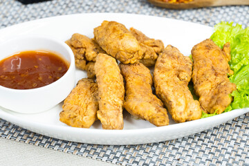 Fried Chicken Strip, chicken strips fried food