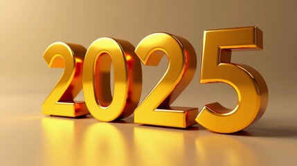 D-rendered golden  text, high-quality visualization.