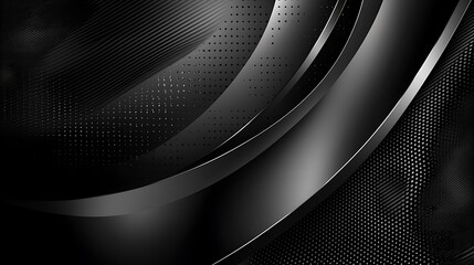 Dark Abstract with Lines, Metallic Effects, and Modern Design for Digital Use