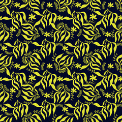 seamless floral flower pattern with Textile Allover Design on Background