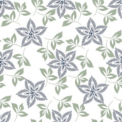 floral seamless allover design pattern