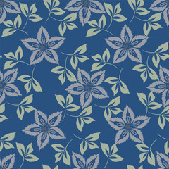 floral seamless allover design pattern