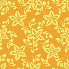 seamless floral flower pattern with Textile Allover Design on Background