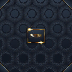 Obraz premium Dark Navy Blue Elegant Pattern Background