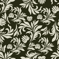 floral seamless allover design pattern