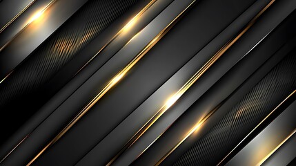 Obraz premium Abstract dark gray texture with gold stripes for background, wallpaper, banner, etc