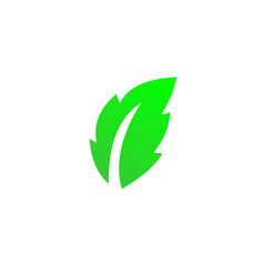 Green leaf icon