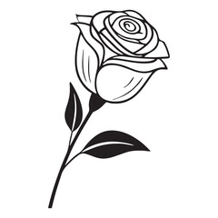 flower icon set vector illustration outline