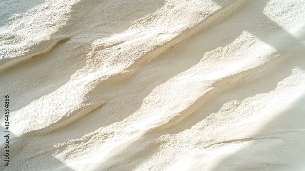 Aufkleber abstract white textured surface with diagonal shadows and light patterns