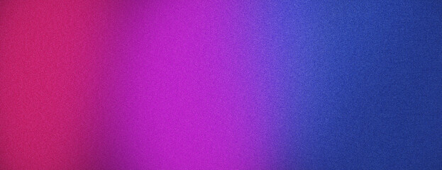 Grainy purple blue pink gradient color background, vibrant noise texture poster backdrop banner design for cover and header