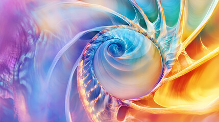 Naklejka premium Abstract spiral background