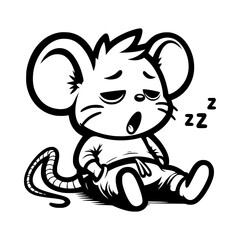 Tired Mouse