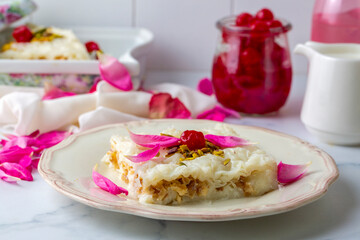 Turkish Traditional Ramadan Dessert Gullac