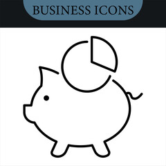 Employee Stock Ownership Plan Line Editable Icons set. Vector icons set. Vector illustration in modern thin line style of business related icons: company, shares, benefits and pension savings.Isolated