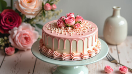 homemade cake for Mother&rsquo;s Day celebration