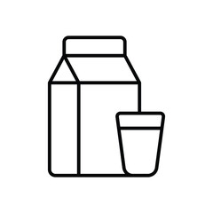 Milk Vector icon