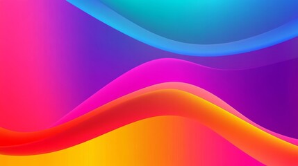 Abstract Colorful Wave Background, vibrant , gradient