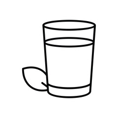 Orange juice Vector icon