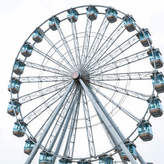 Fototapeta premium Ferris Wheel Sky High View