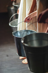 woman cooking in the kitchen