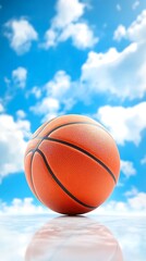 Basketball Sky Reflection.