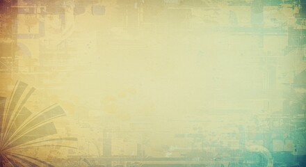 Abstract vintage grunge background with geometric design elements