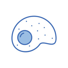 Fried egg Vector icon