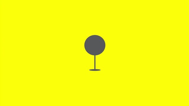 Abstract new style realistic night lamp video simple animation.
