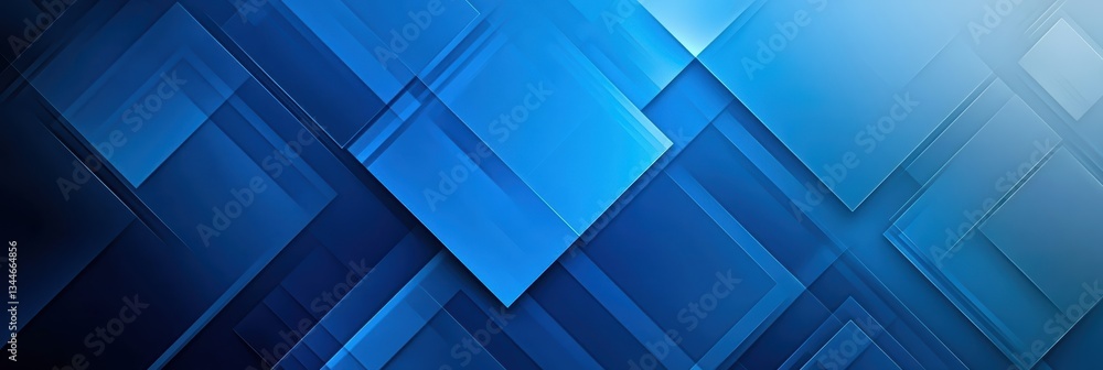 Poster modern blue abstract geometric background suitable for digital design projects and presentations
